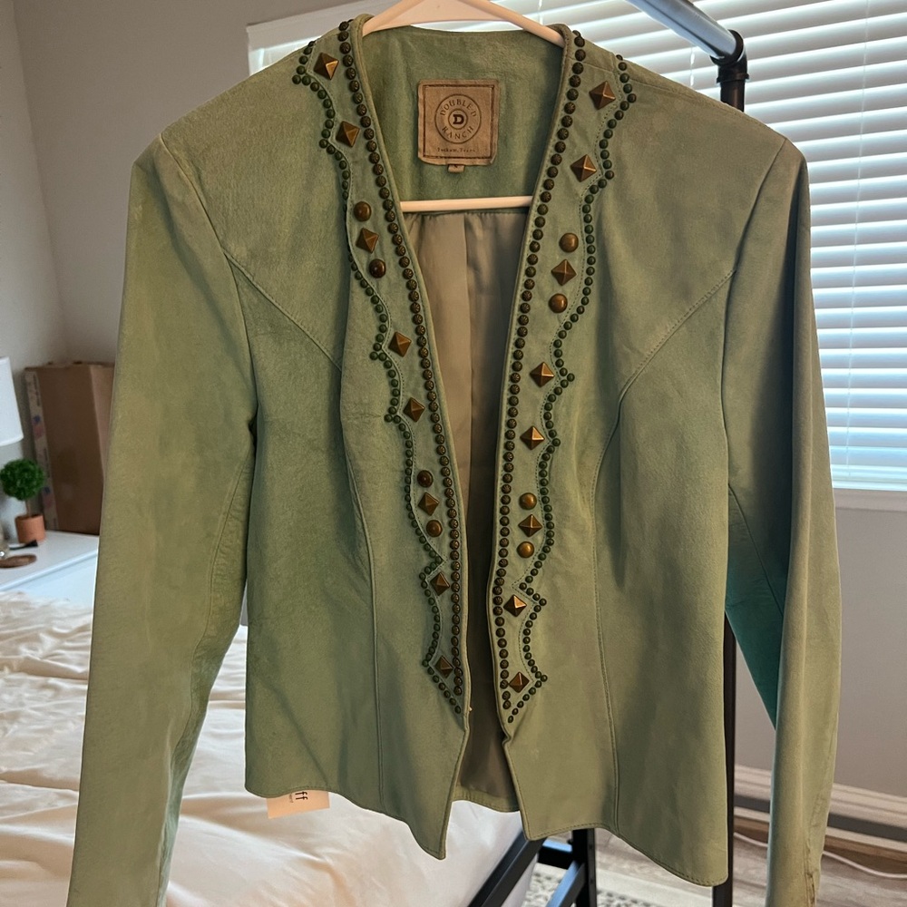 Double d ranch turquoise jacket